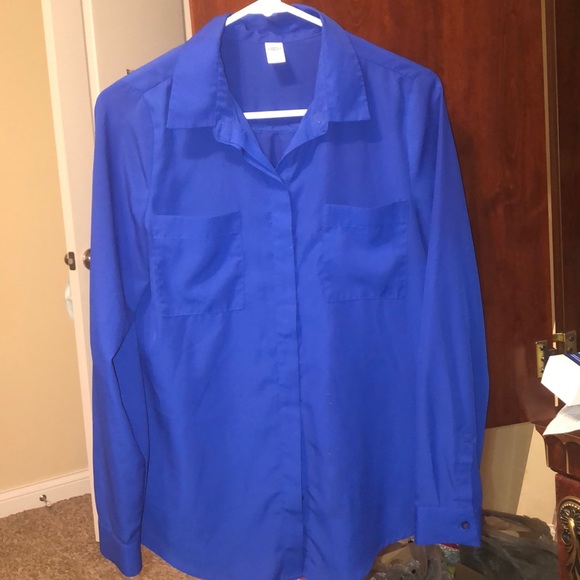 Blue Button Up - Old Navy - Small - Picture 1 of 3